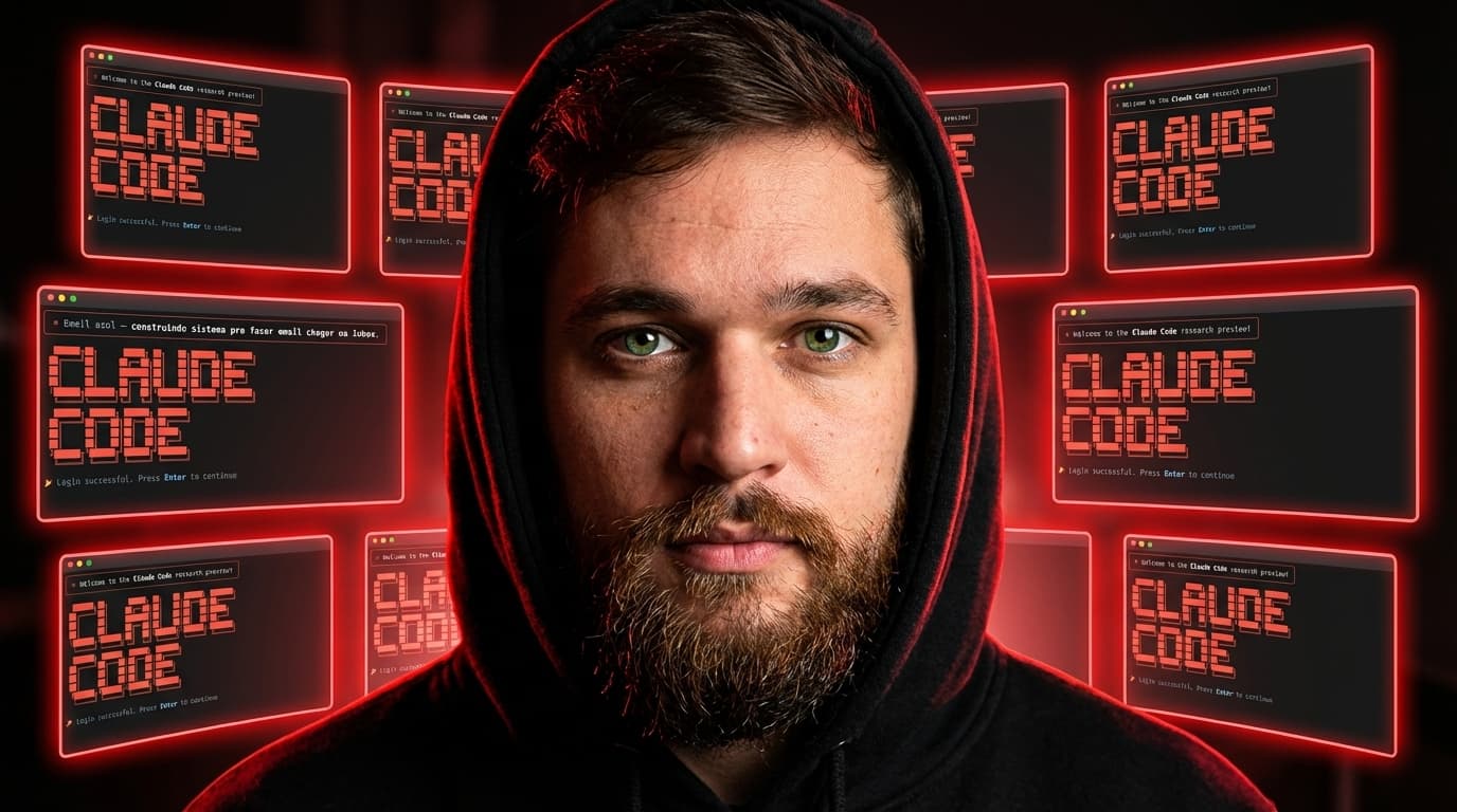 Retrato de Laschuk, founder e builder do Overclock