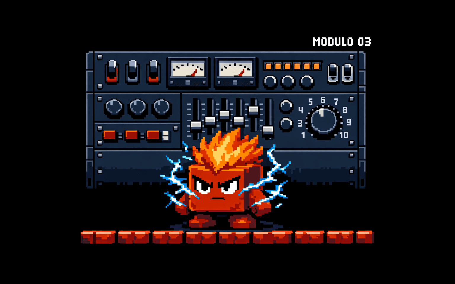 Arte pixel art 16-bit do módulo 03: Configuração Completa