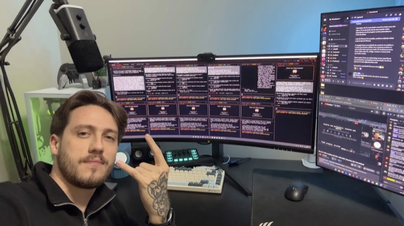 Setup de Thiago Gengnagel: overclock criando LP aqui com mais de 50k faturados!
